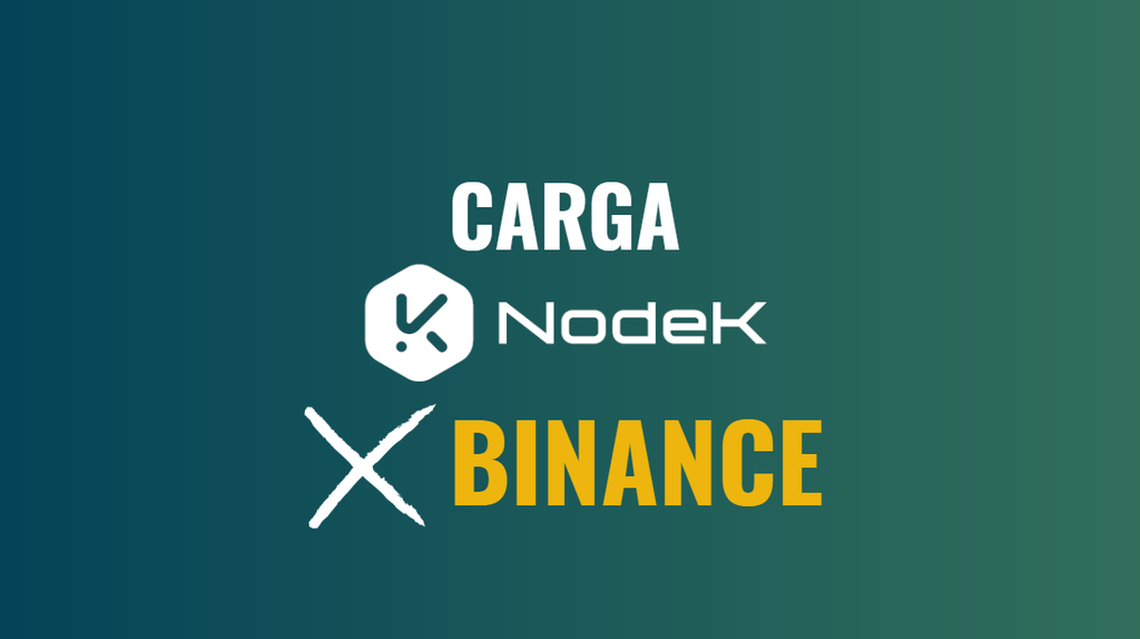 Carga de NodeK por Binance